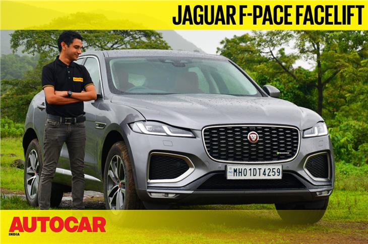 2021 Jaguar F-Pace facelift video review 